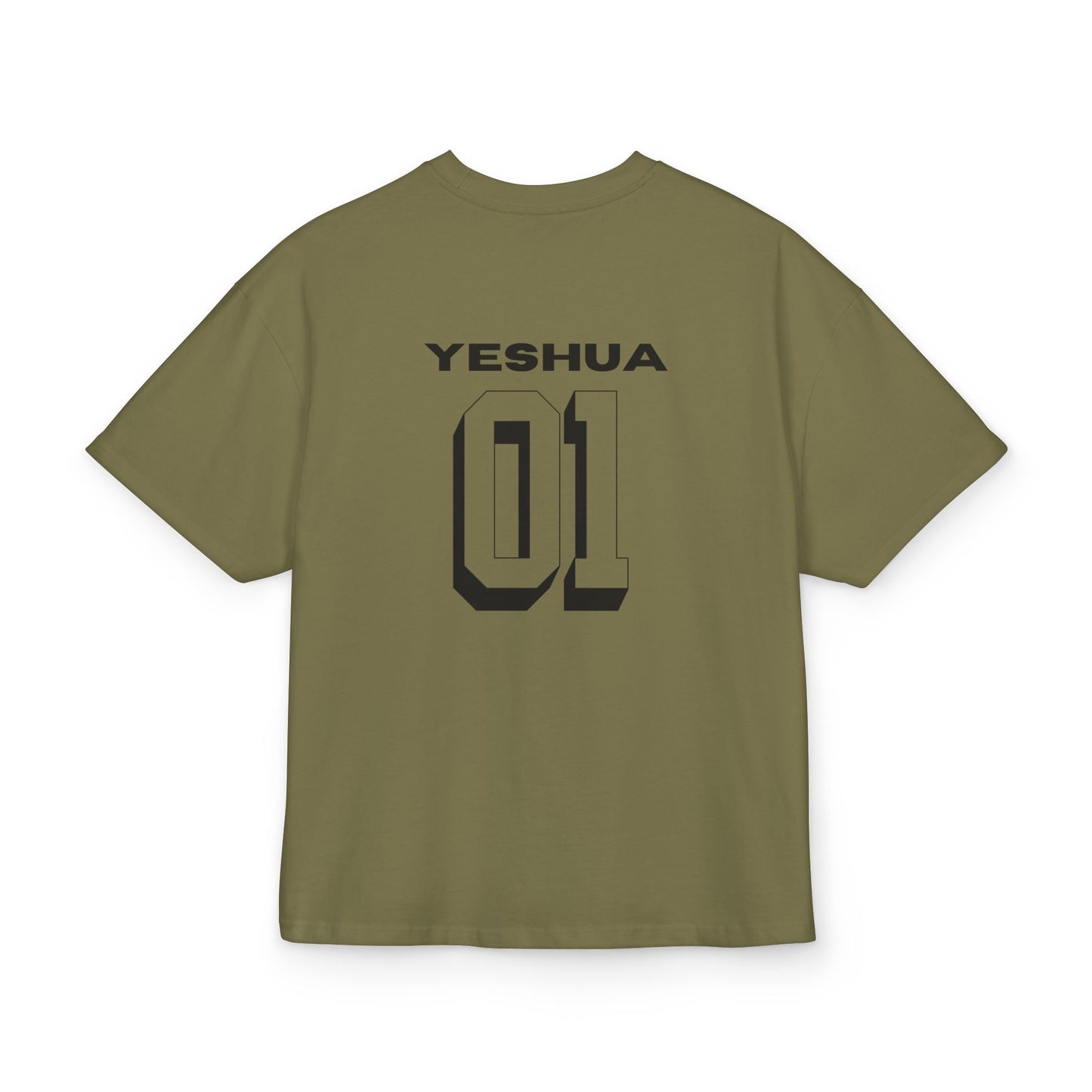 Unisex Cotton Box Tee - "Put Jesus First" & "Yeshuah 01"