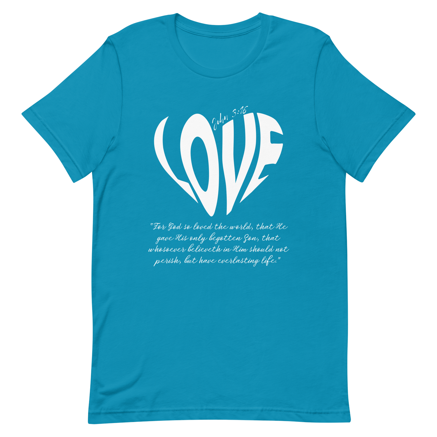 LOVE| JOHN 3:16 T-Shirt (white)