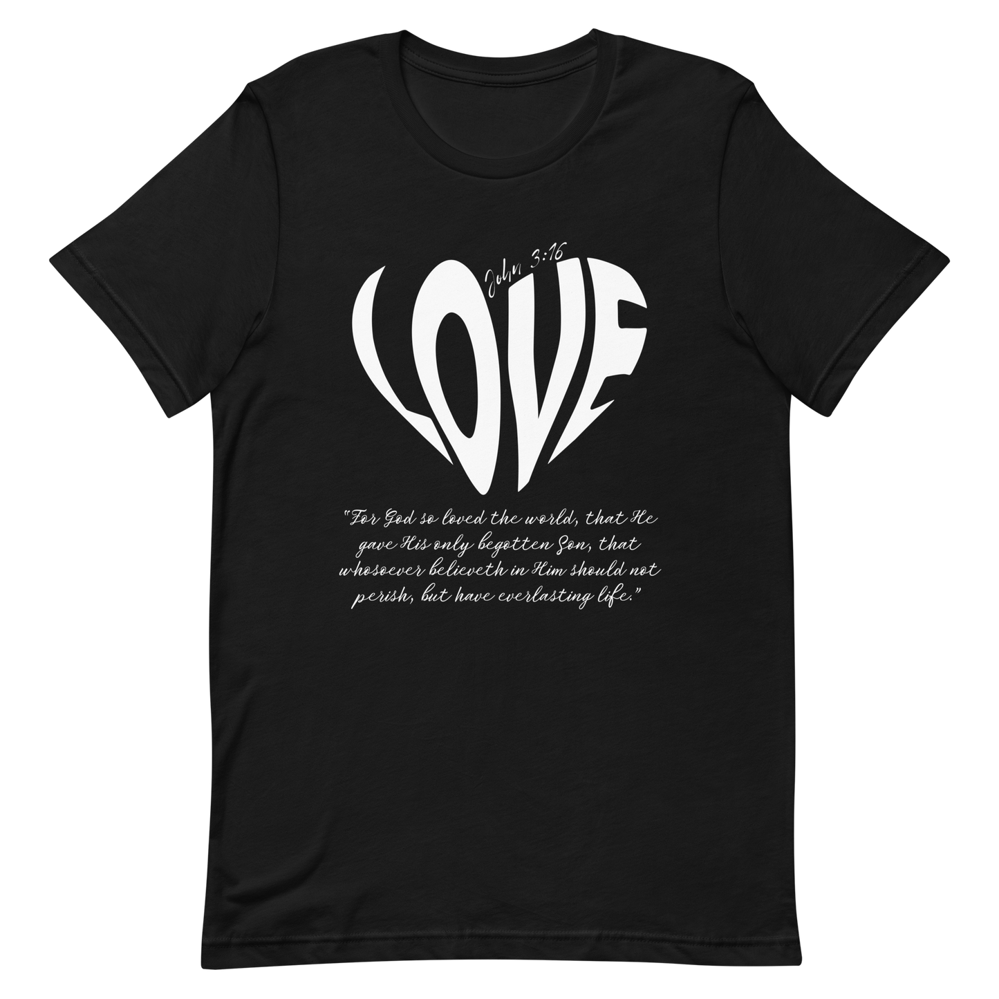 LOVE| JOHN 3:16 T-Shirt (white)