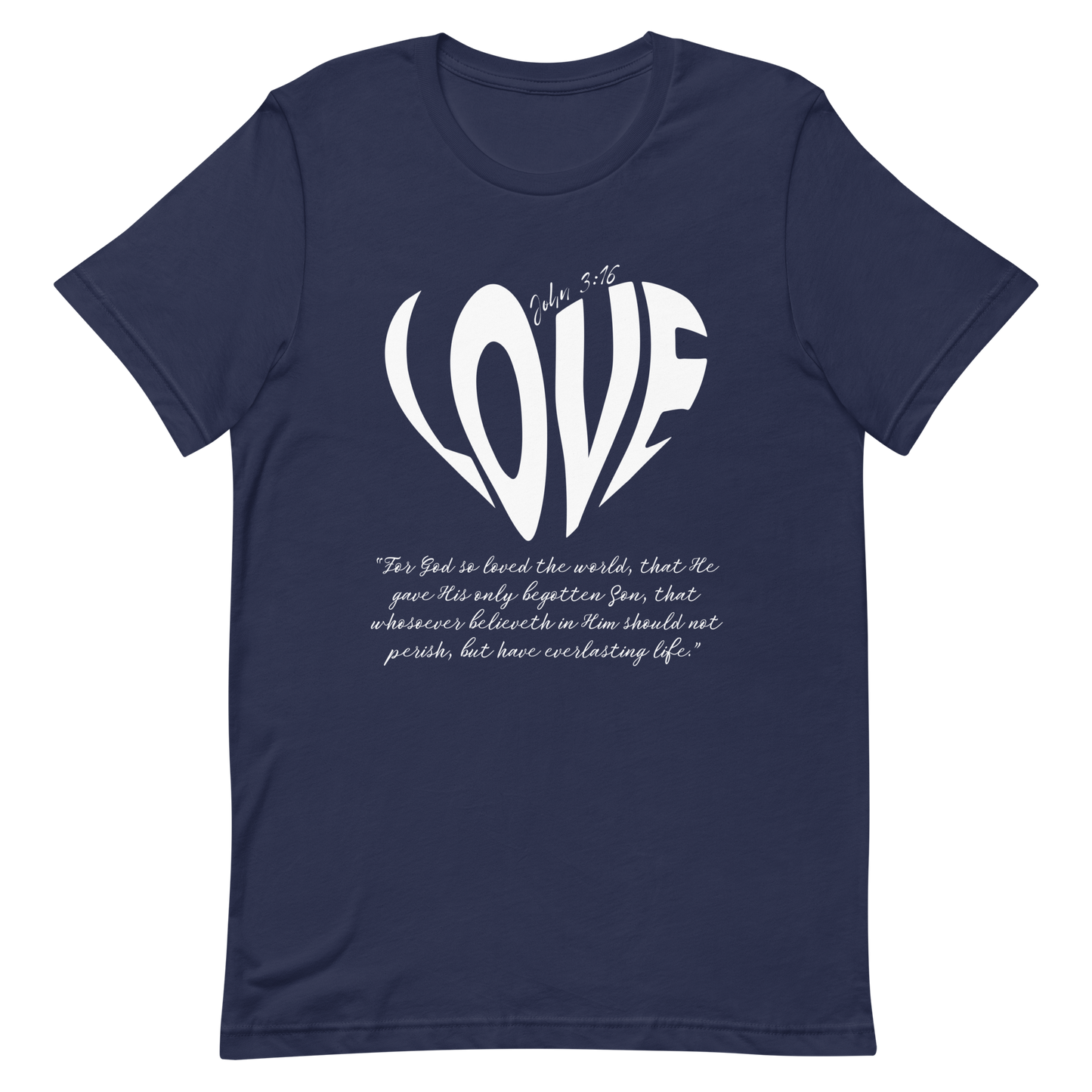 LOVE| JOHN 3:16 T-Shirt (white)