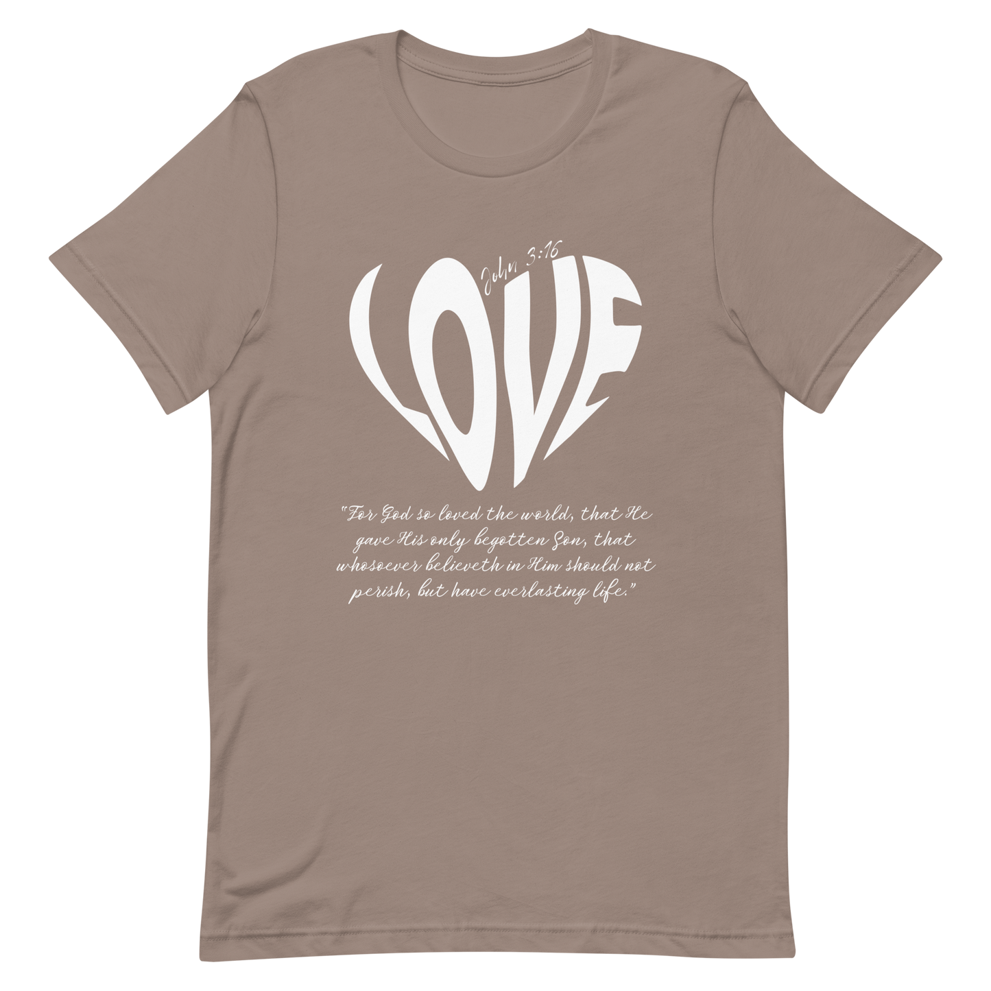 LOVE| JOHN 3:16 T-Shirt (white)