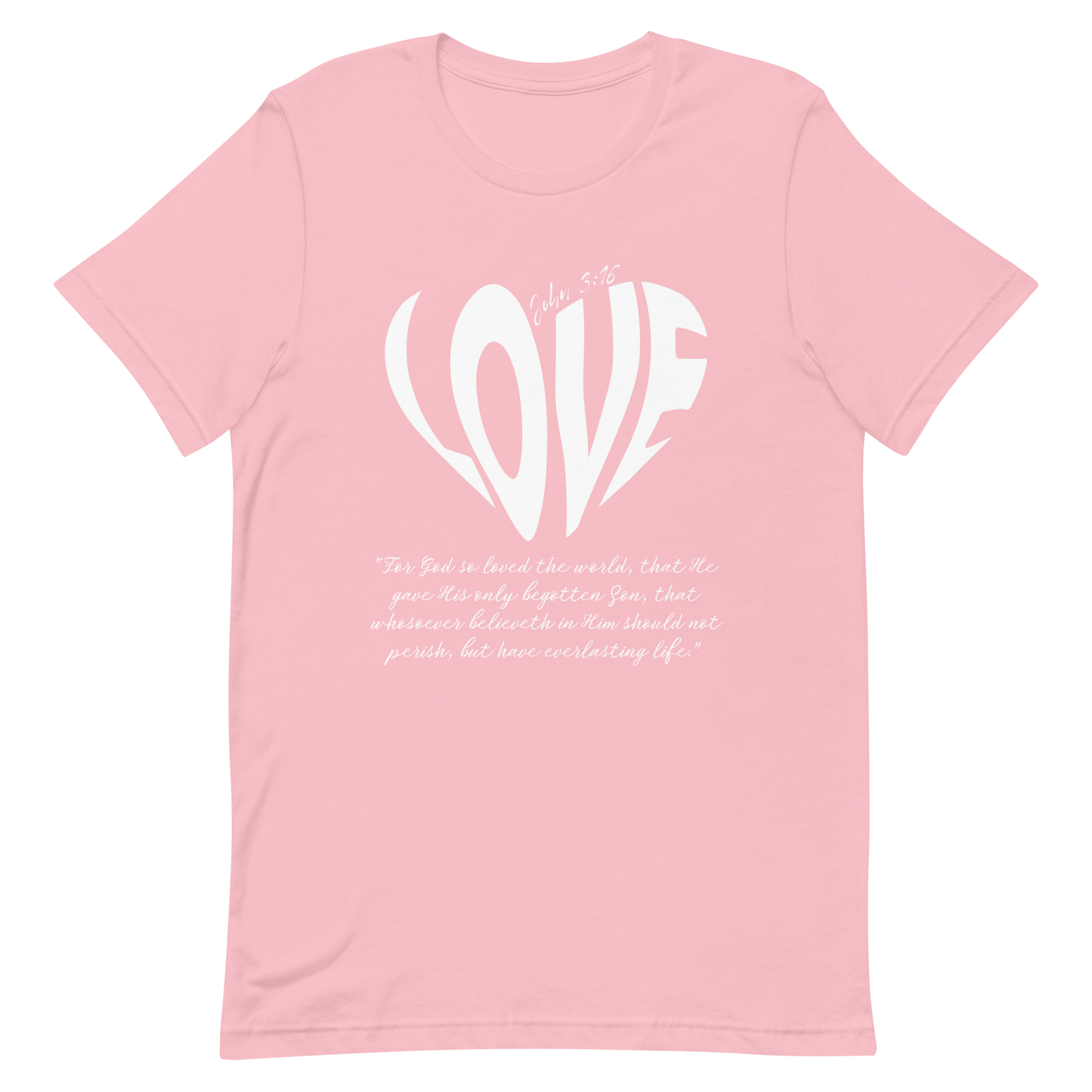 LOVE| JOHN 3:16 T-Shirt (white)
