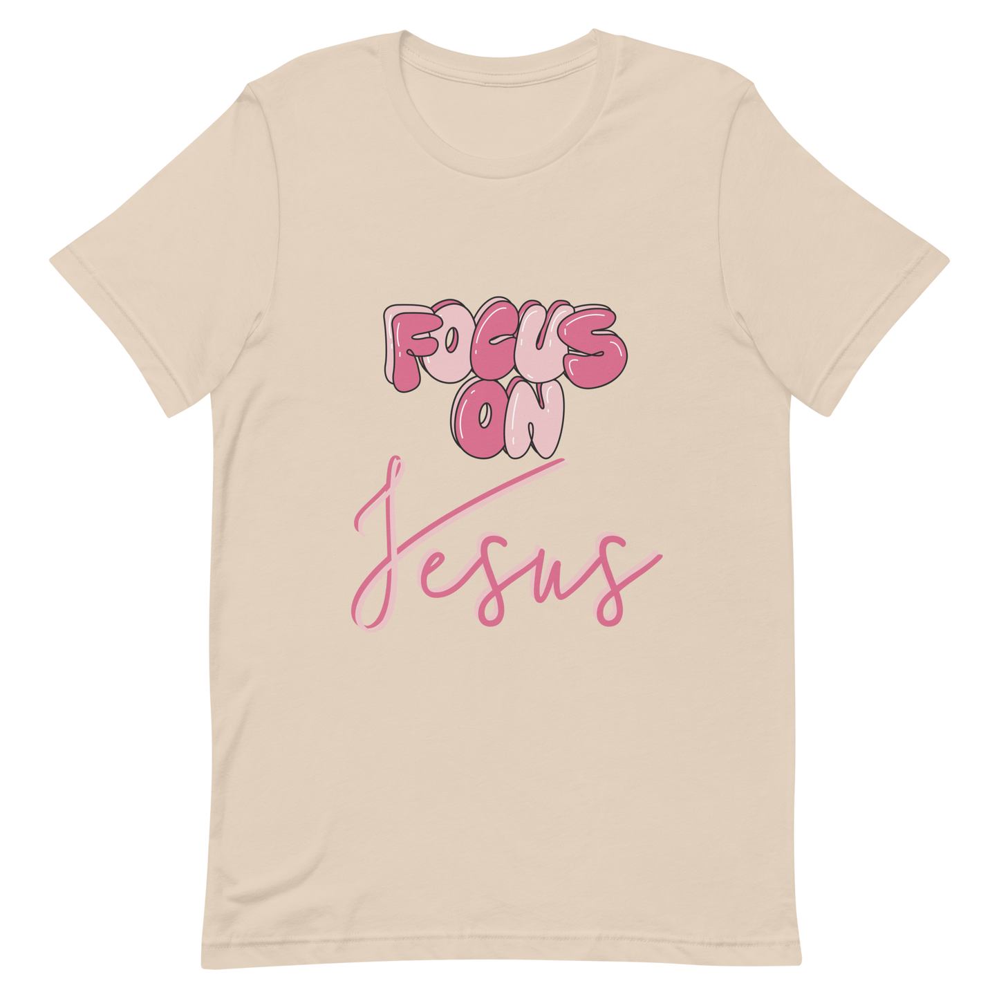 FOCUS ON JESUS| T-Shirt (pink)