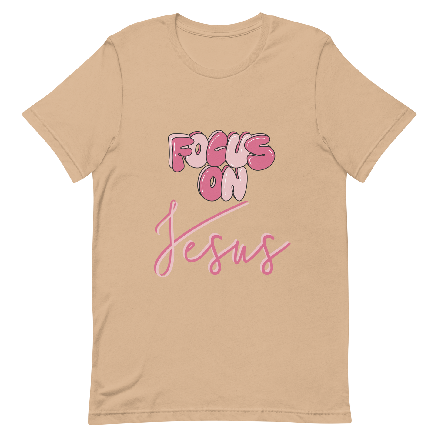 FOCUS ON JESUS| T-Shirt (pink)