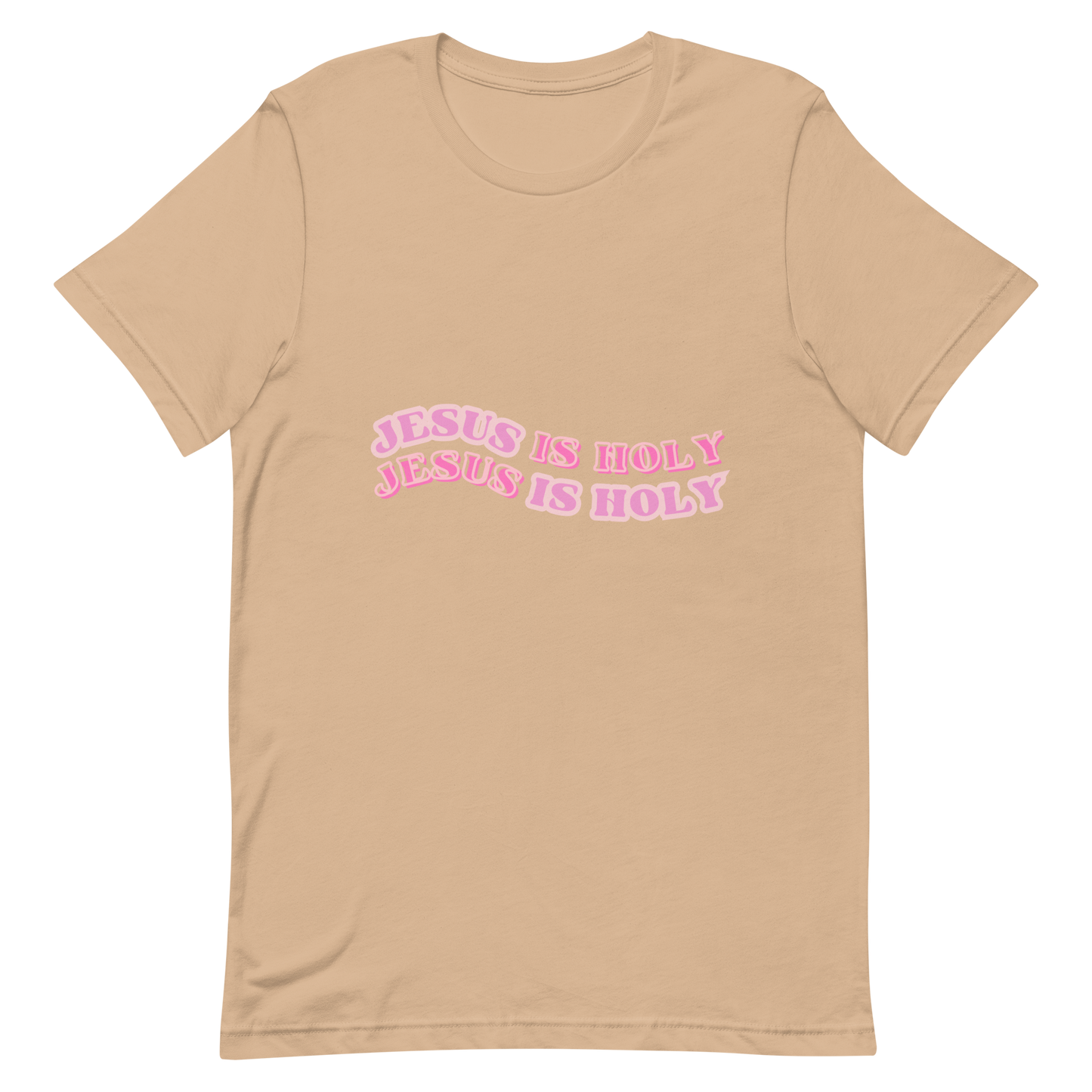 JESUS IS HOLY T-Shirt (#2 pink)