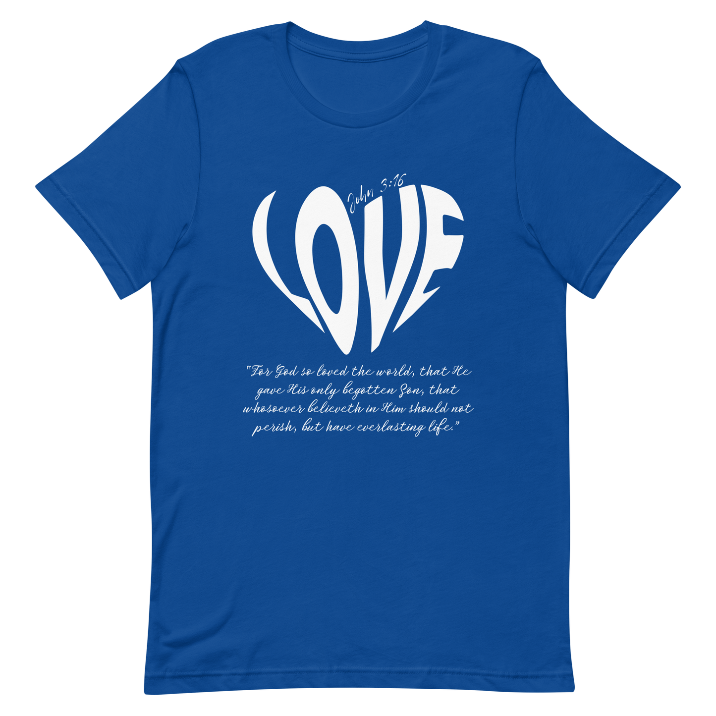 LOVE| JOHN 3:16 T-Shirt (white)