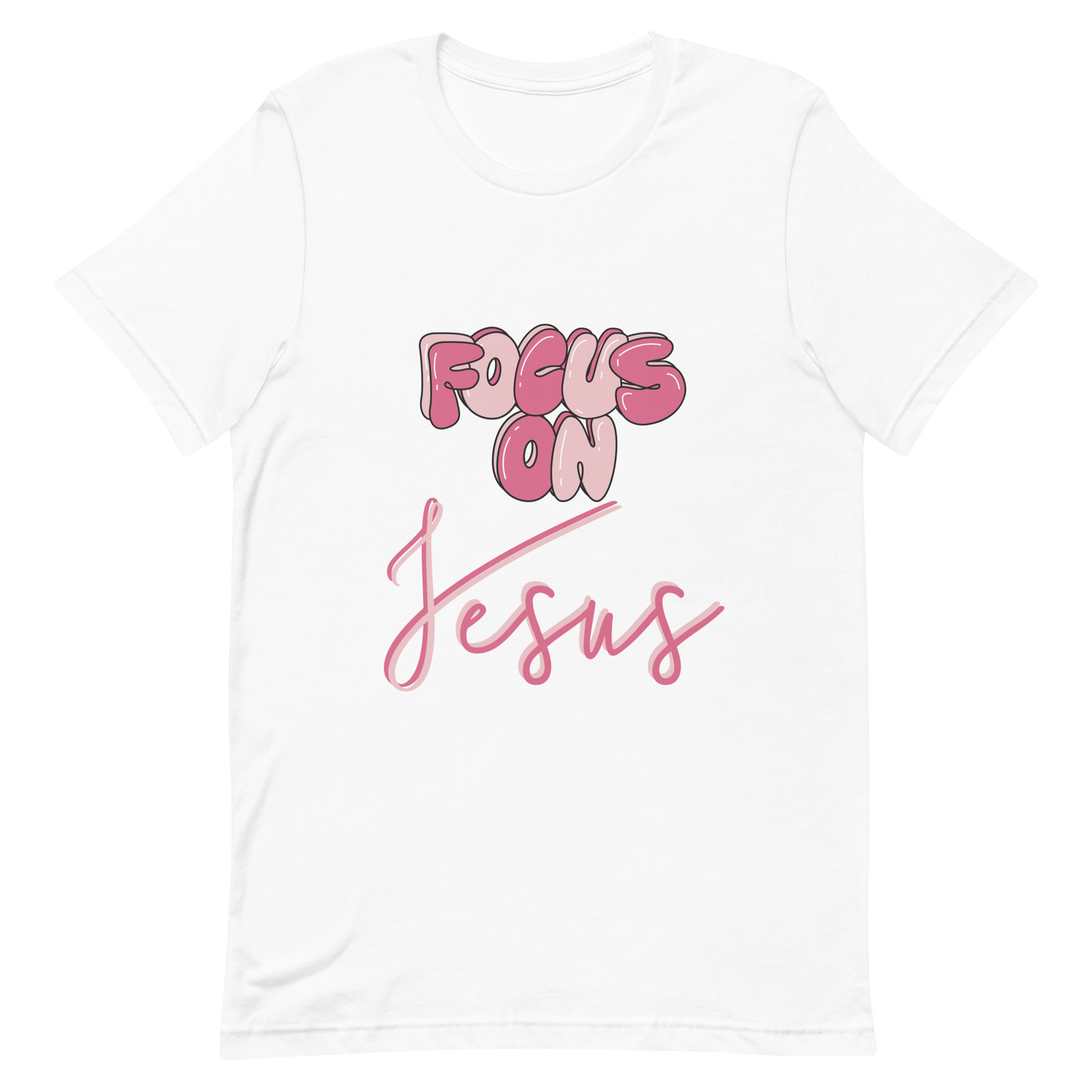 FOCUS ON JESUS| T-Shirt (pink)