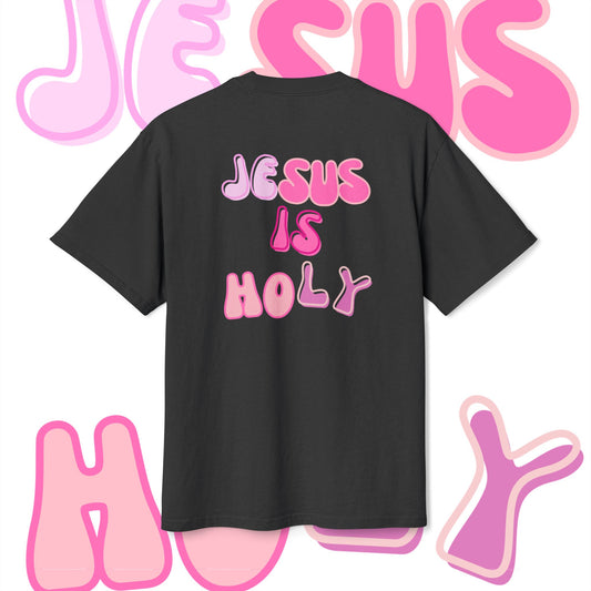 Heavy Faded Graphic Tee - JESUS IS HOLY