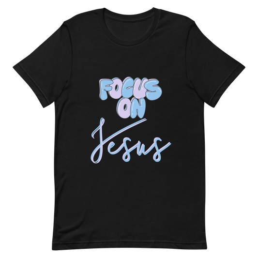 FOCUS ON JESUS| T-Shirt (blue + purple)