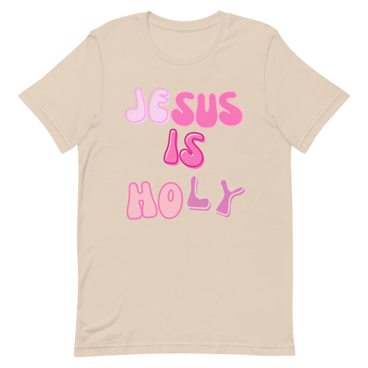 JESUS IS HOLY T-Shirt (#1 pink)