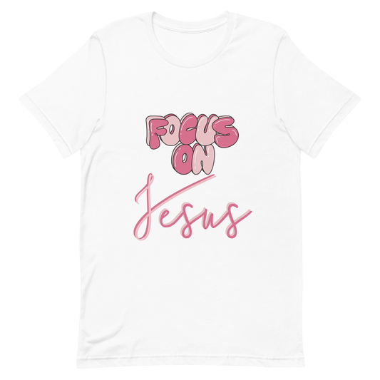 FOCUS ON JESUS| T-Shirt (pink)